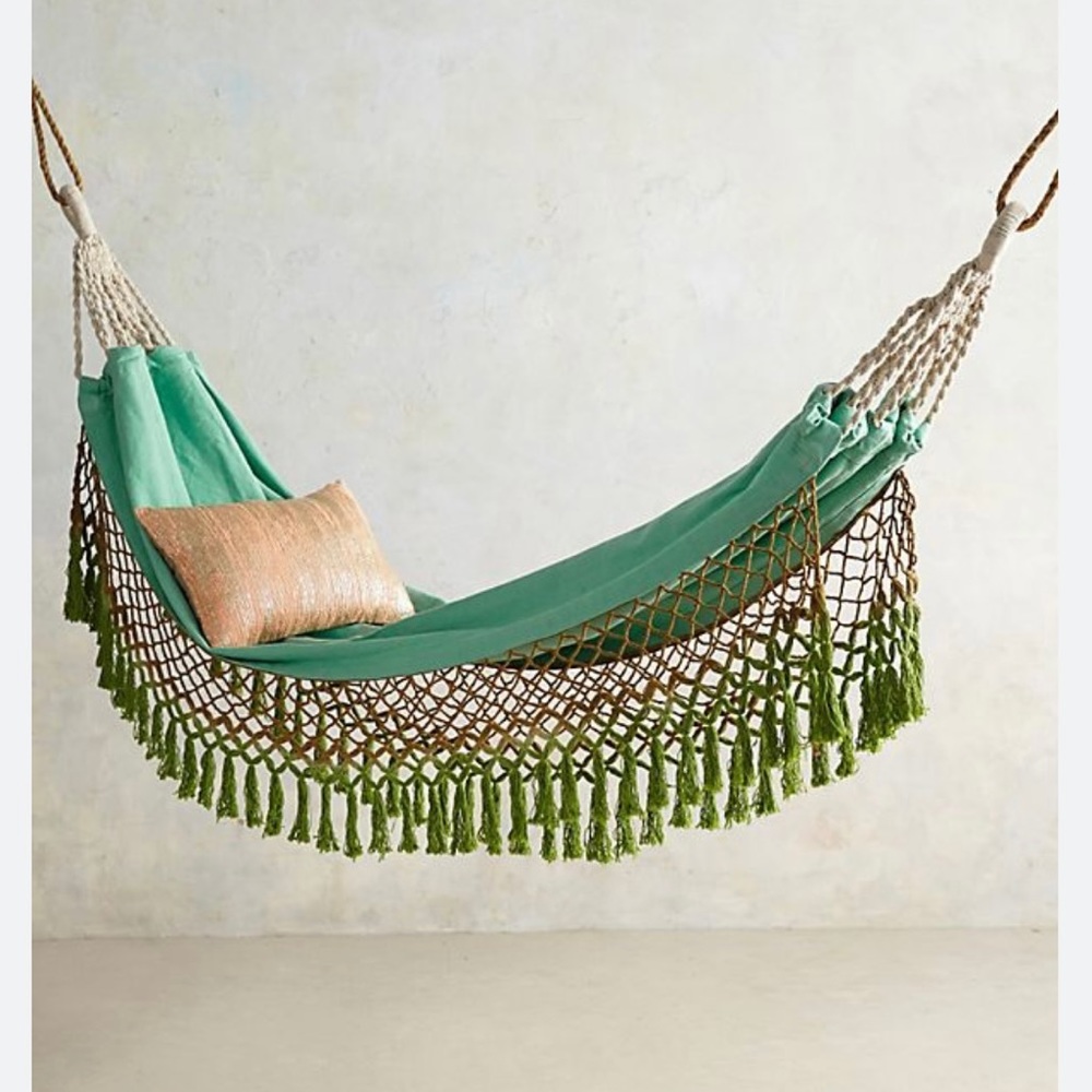 NIP Anthropologie Canyon Fringe Hammock